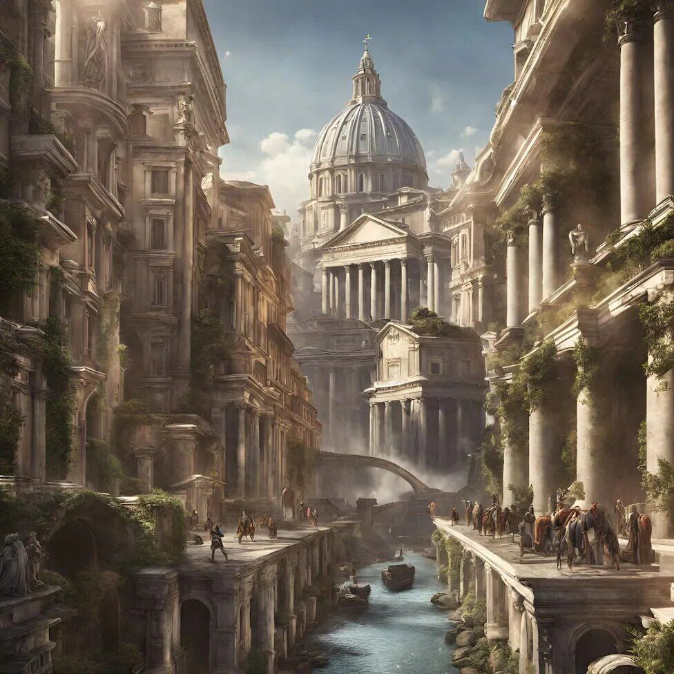 شهرها در آینده از دید هوشمصنوعی/ عکس