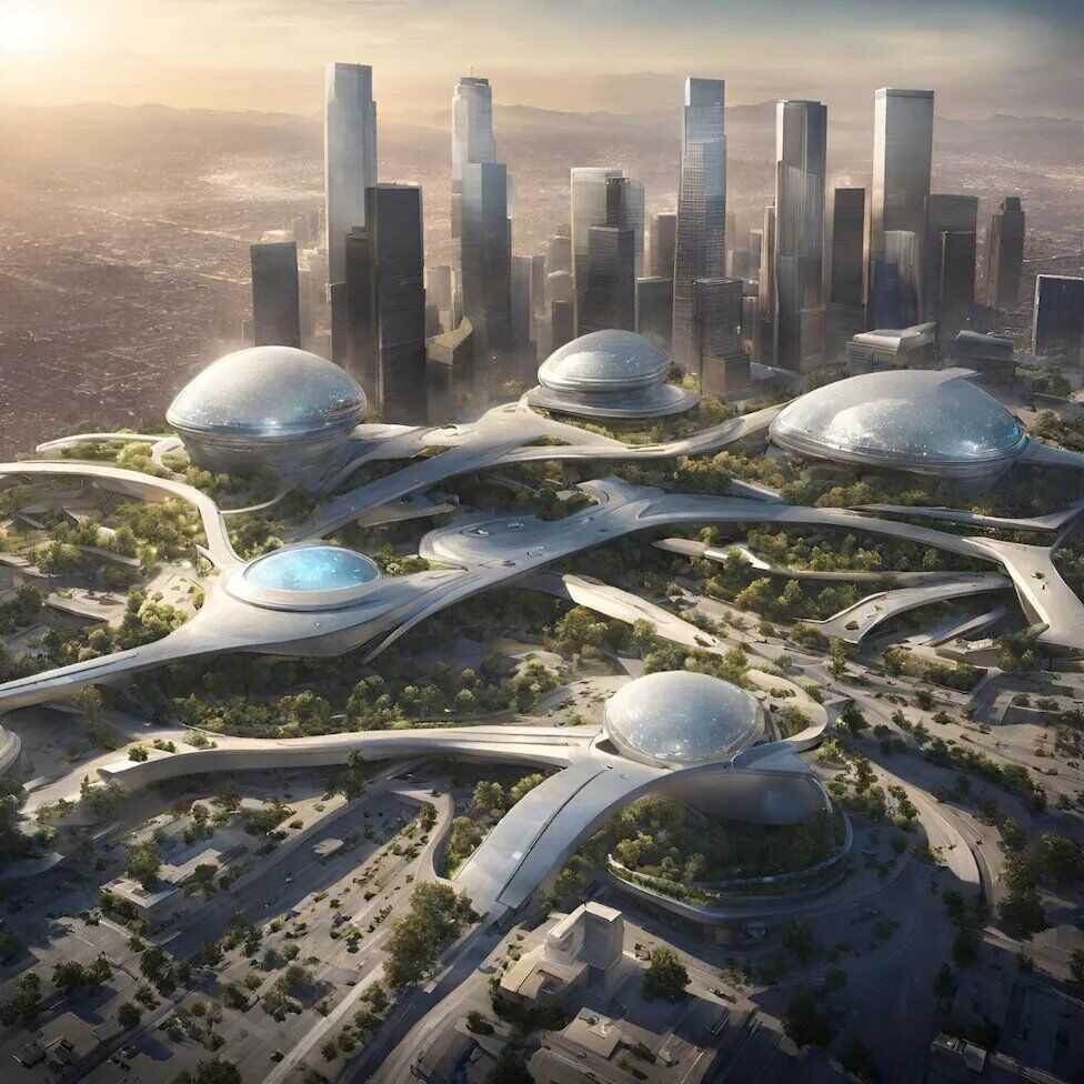 شهرها در آینده از دید هوشمصنوعی/ عکس