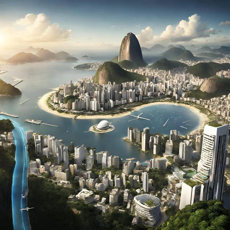 شهرها در آینده از دید هوشمصنوعی/ عکس