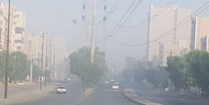 جولان آلودگی هوا در چهار شهر خوزستان