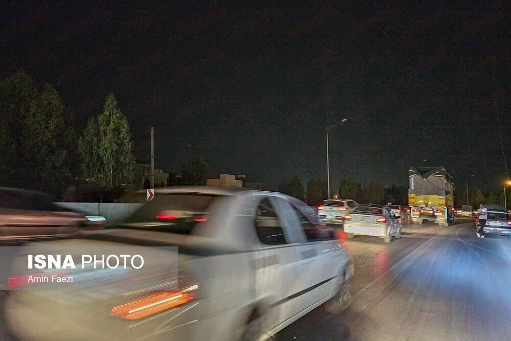 تاریکی مطلق جاده کمربندی شیراز یکساله شد! + عکس