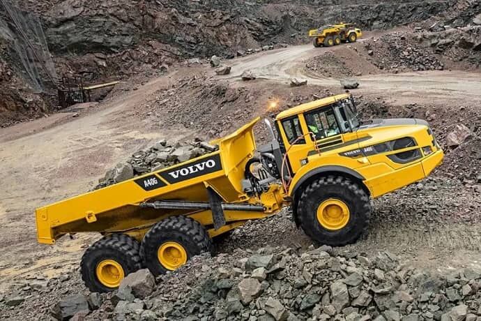 بزرگترین کامیون کمپرسی ولوو در ایران