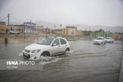 وضعیت عجیب خیابان های شیراز پس از باران + فیلم