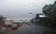 بارش شدید تگرگ در اسفراین + فیلم