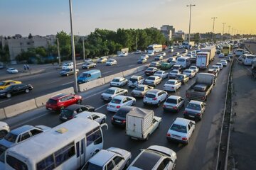 کنترل ترافیک شیراز با پهپاد + فیلم