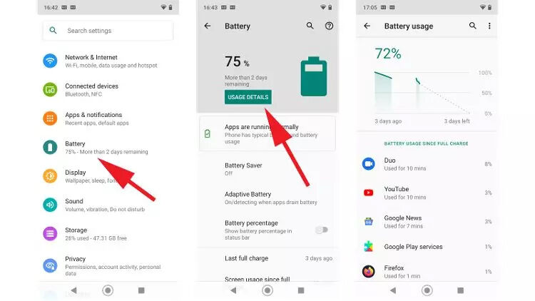 گزینه مخفی گوگل برای افزایش عمر باتری گوشی + عکس