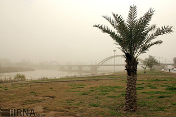 وضعیت قرمز هوا در ۲ شهر خوزستان