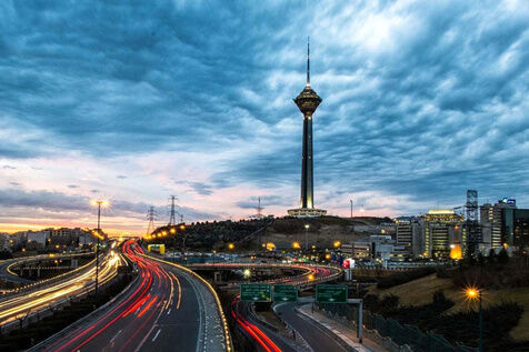 زیباترین صحنه امروز تهران + عکس