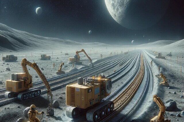 ناسا می‌خواهد روی ماه قطار بسازد!