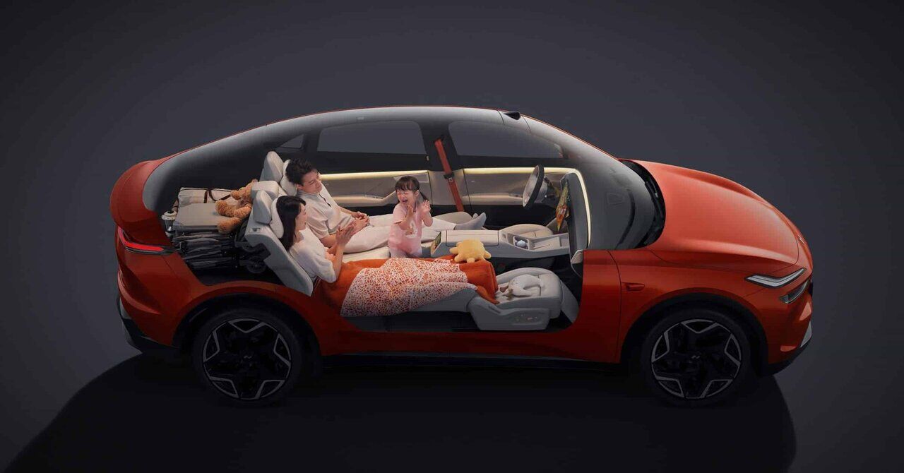 این خودروی چینی شبیه به یک خانه است!  + عکس