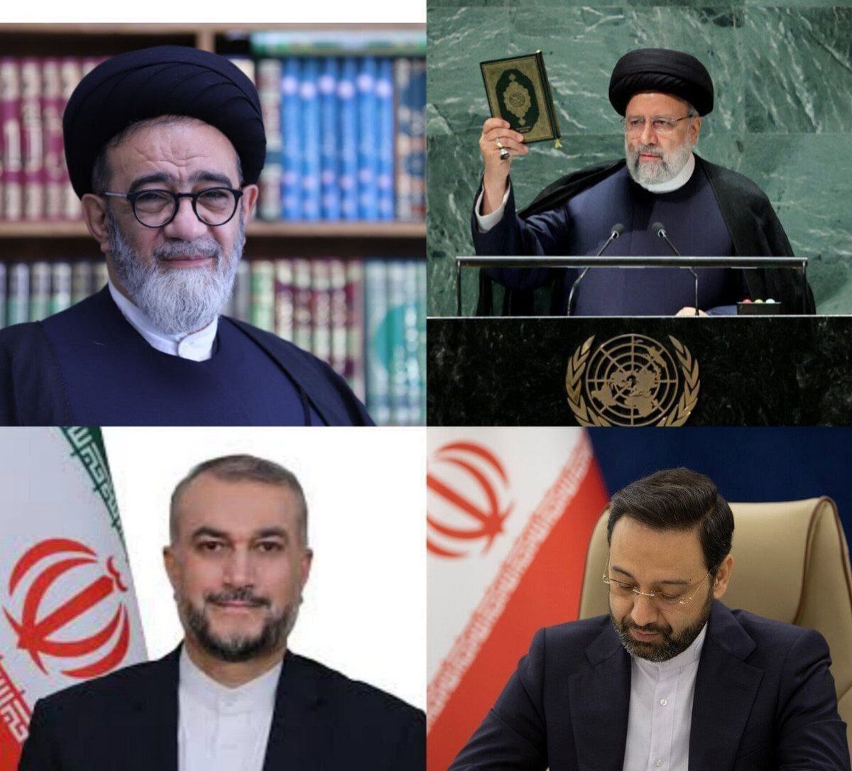 چه کسانی در بالگرد رییس جمهور بودند؟ + عکس