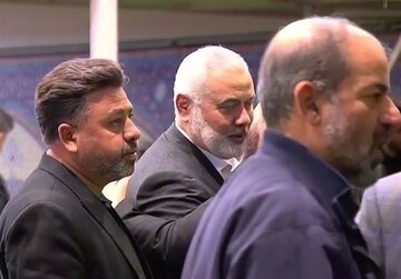 Hamas chief condoles Iran on behalf of Palestinian nation