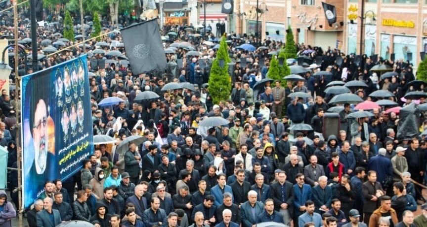حضور ۳ میلیون نفر در مراسم خاکسپاری رییسی در مشهد + فیلم