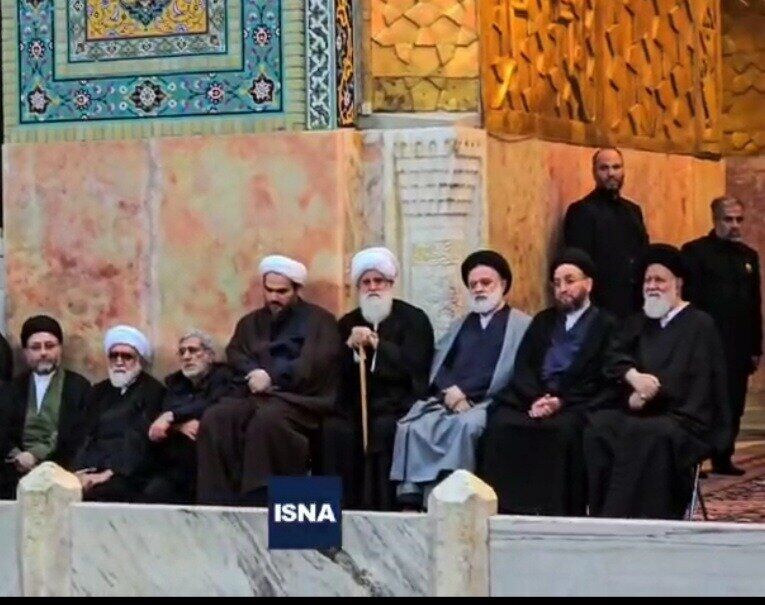 اولین تصویر از علمالهدی در مراسم تدفین ابراهیم رئیسی