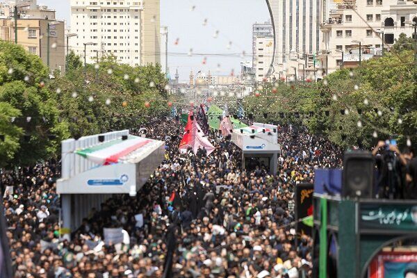Funeral ceremony of martyr Raeisi in Mashhad Funeral ceremony of martyr Raeisi in Mashhad