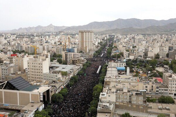 Funeral ceremony of martyr Raeisi in Mashhad Funeral ceremony of martyr Raeisi in Mashhad