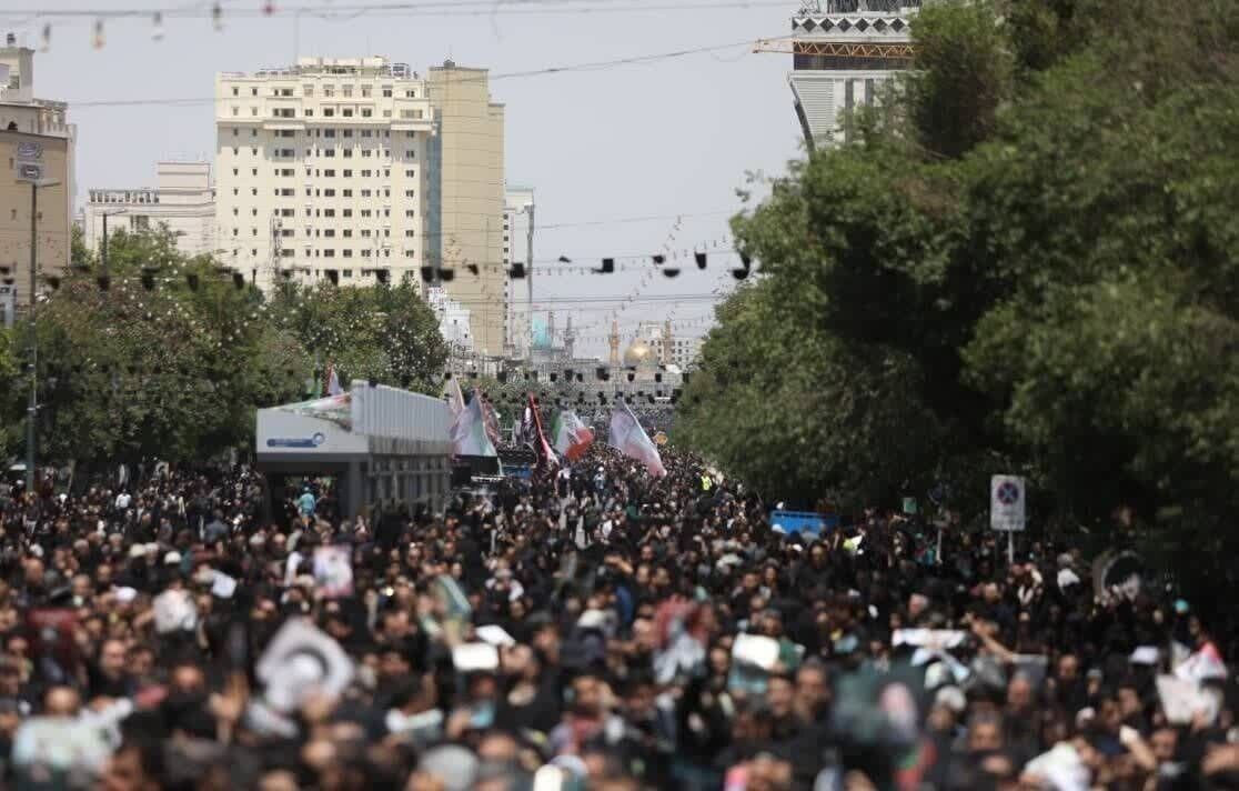 Funeral ceremony of martyr Raeisi in Mashhad Funeral ceremony of martyr Raeisi in Mashhad