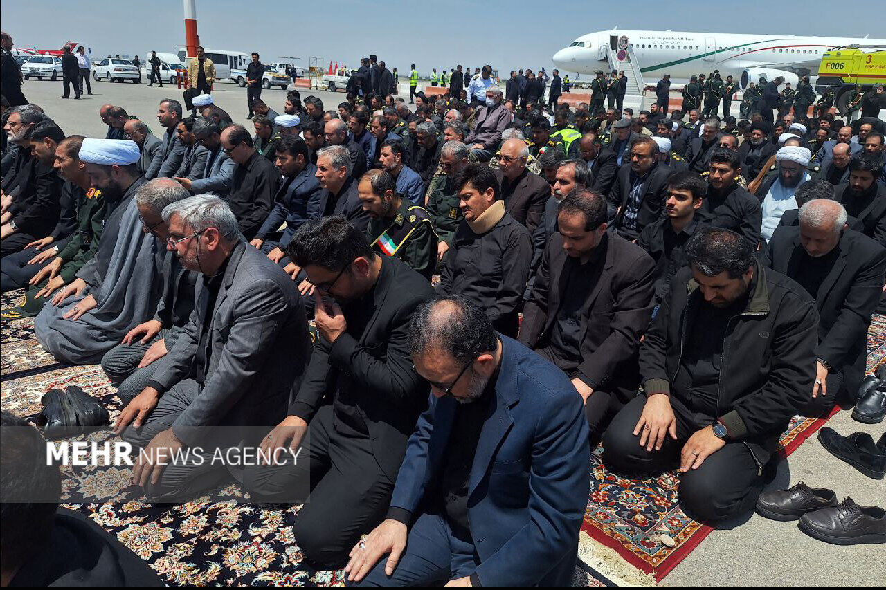 Funeral ceremony of martyr Raeisi in Mashhad