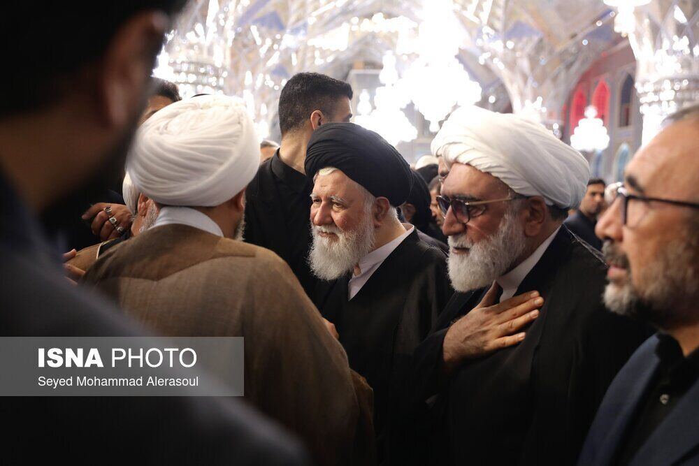 احمد علم الهدی، در عزای شهادت دامادش ابراهیم رئیسی + عکس