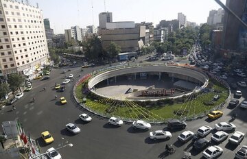 دیوارنگاره جدید میدان ولیعصر(عج) + عکس