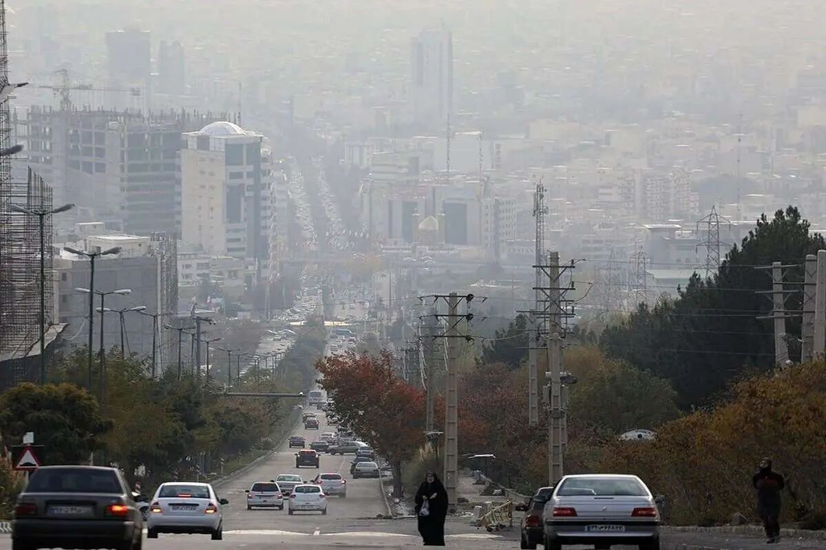 هوای تهران نارنجی شد