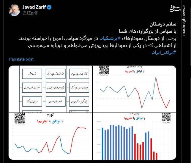 ظریف به اشتباه خود اعتراف کرد / پزشکیان جبران میکند؟!