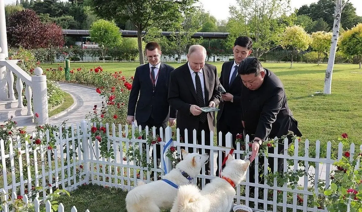 هدیه جالب رهبر کره‌شمالی به پوتین + عکس