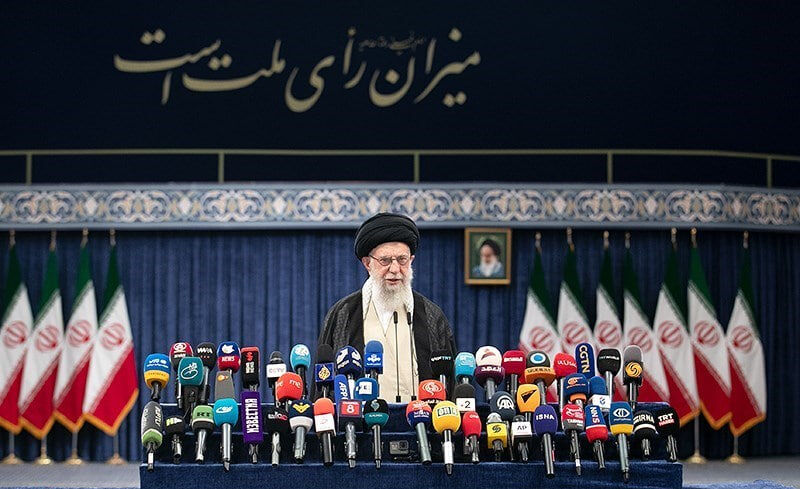 Ayatollah Khamenei Votes in Presidential Election