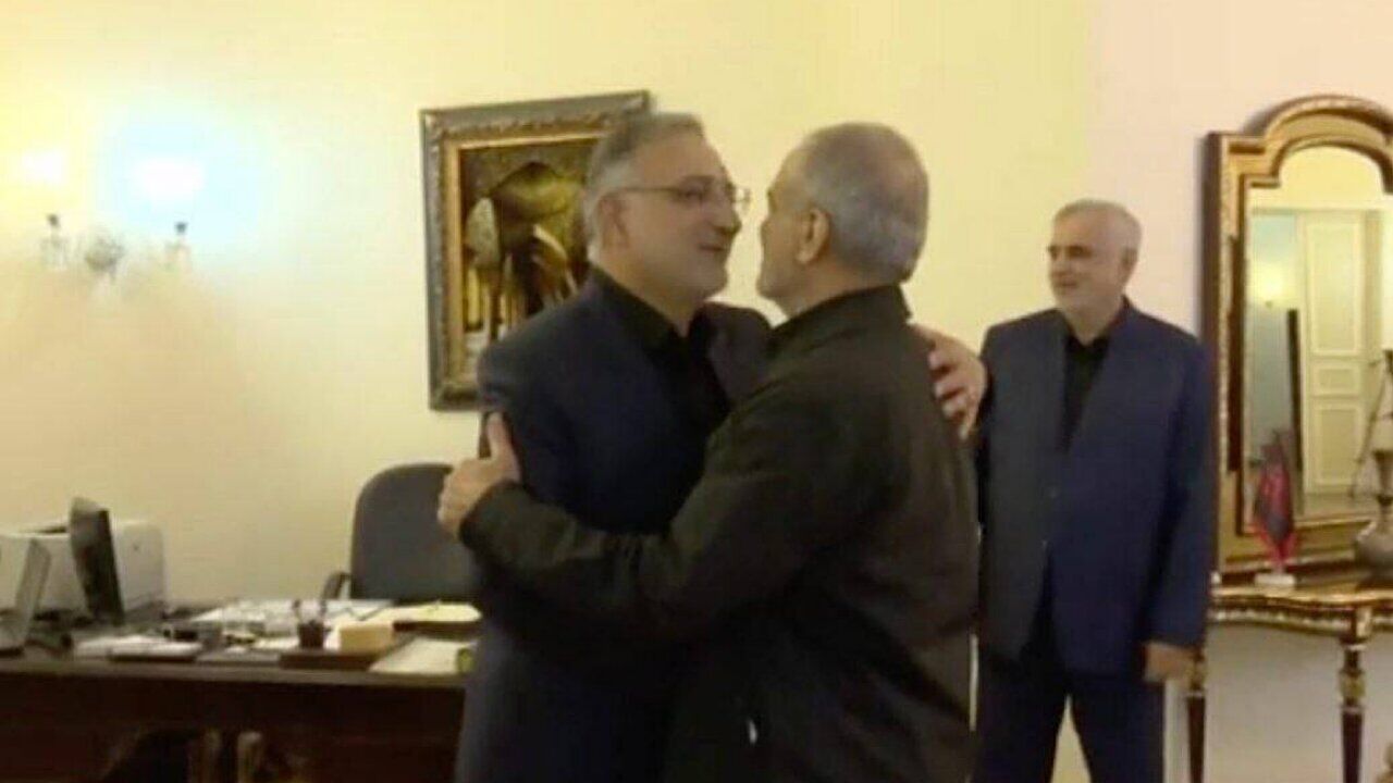 زاکانی به دیدار پزشکیان رفت! + عکس