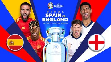 پخش زنده فوتبال فینال یورو ۲۰۲۴؛ انگلیس-اسپانیا
