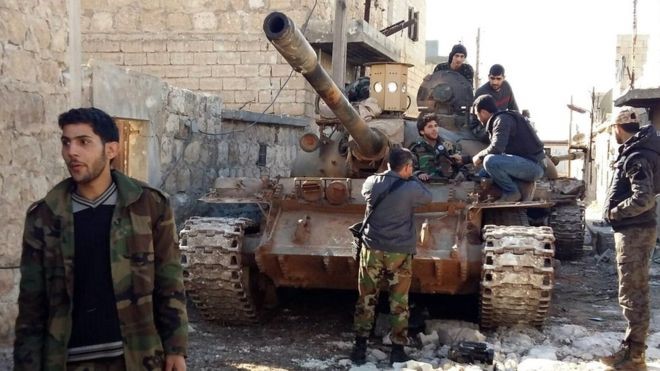 Syrian army captures part of rebel-held east Aleppo