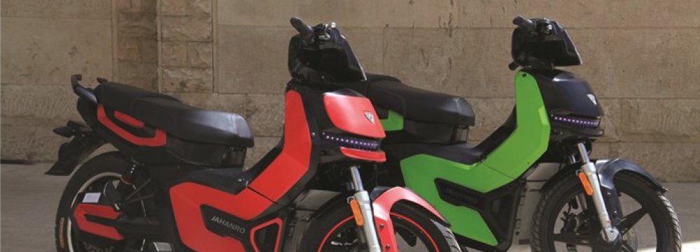Electric Motorcycle Made in Gilan