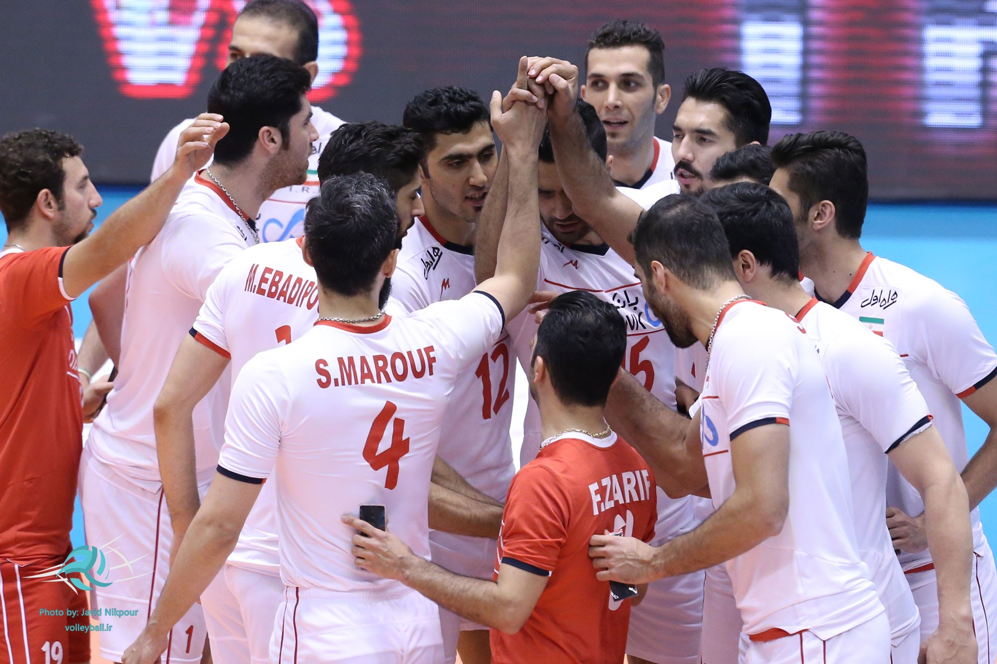 Iran volleyball team among top 8 in Rio Olympic games
