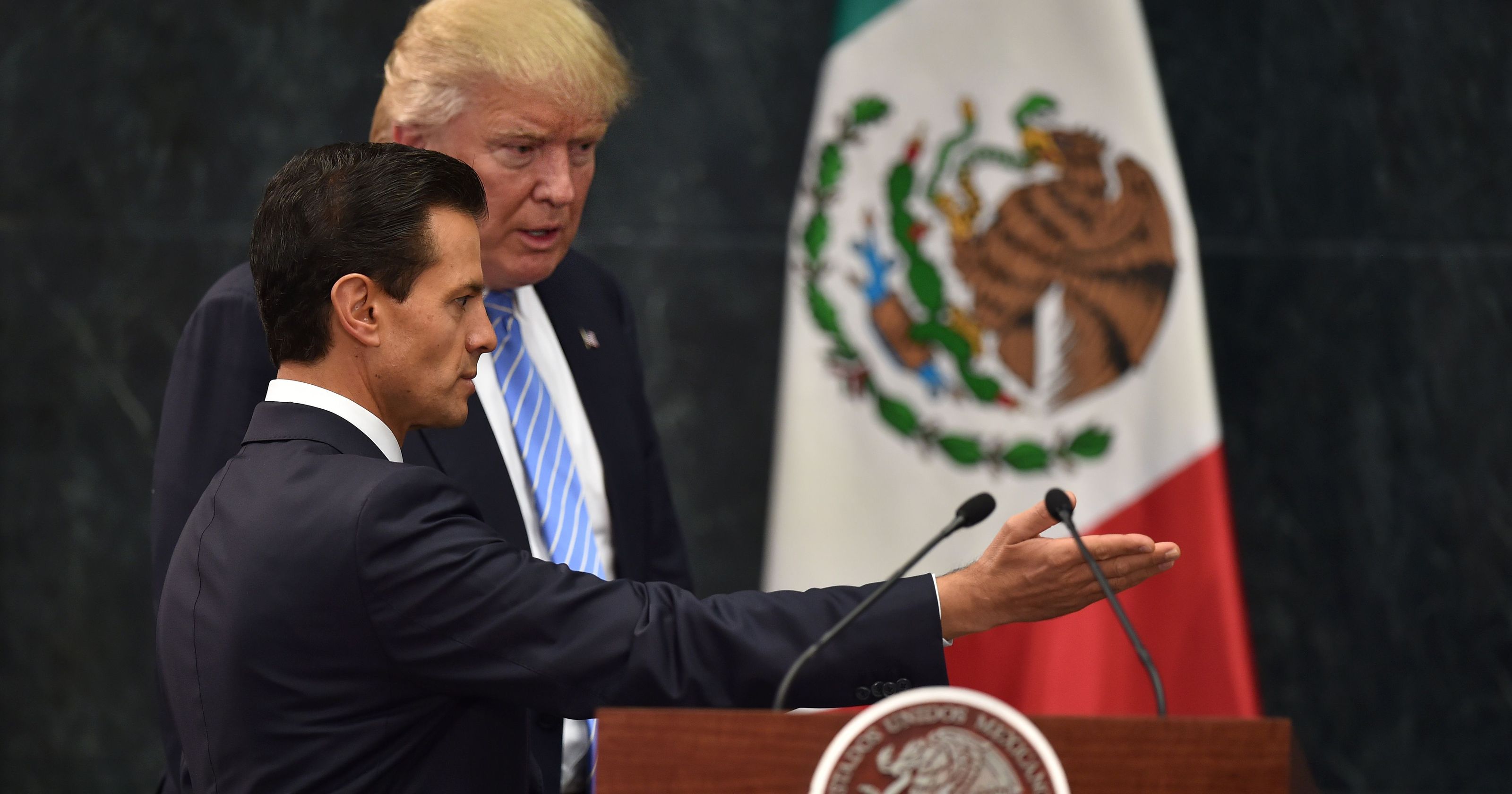 Mexico president says Trump visit could have been done better