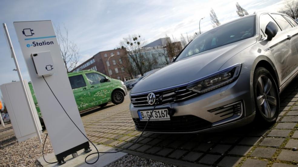 Electric car charging station companies issue warning over VW settlement
