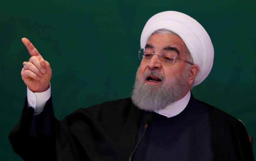 Rouhani Meets Foreign Envoys on Revolution Anniversary