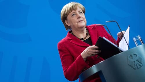 Defending liberalism, Merkel sets out as West's standard bearer
