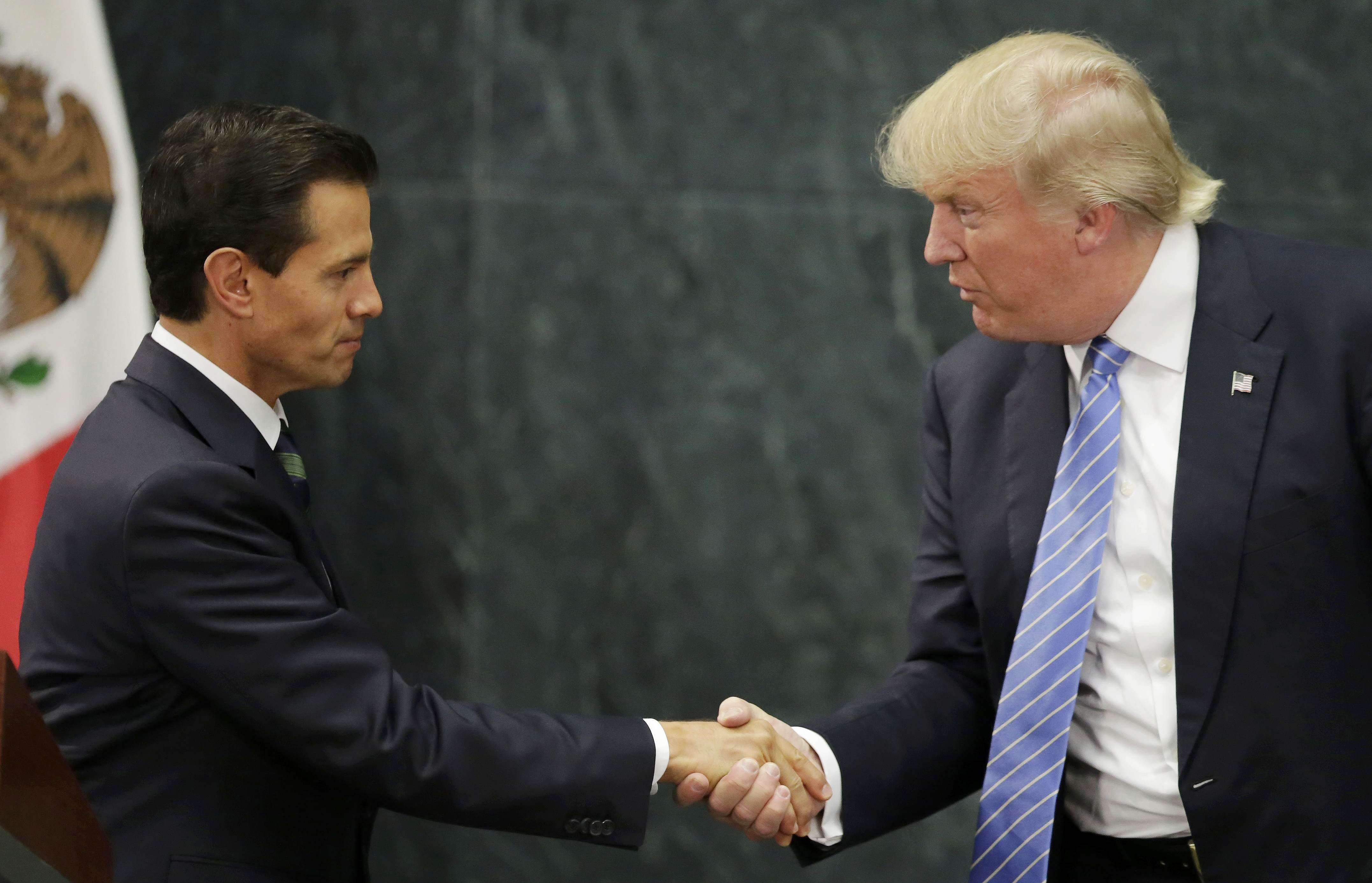 Mexico president blasts Trump's policies as 'huge threat' after meeting