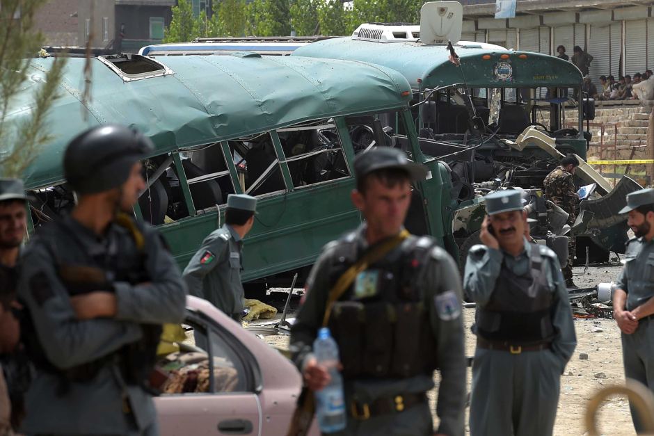 Afghan police battle holdout gunman after suicide attacks hit Kabul