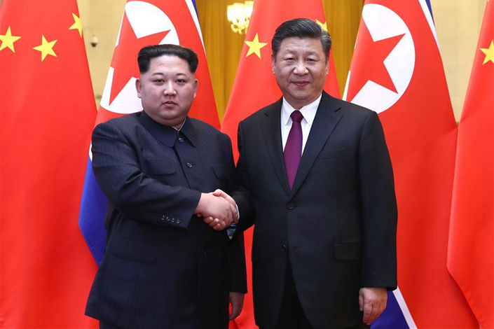 North Korean leader Kim visits China, meets President Xi