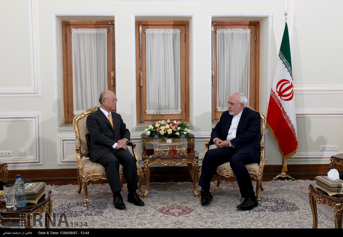 Iran FM, IAEA Chief urge all parties commitment to 2015 nuclear deal