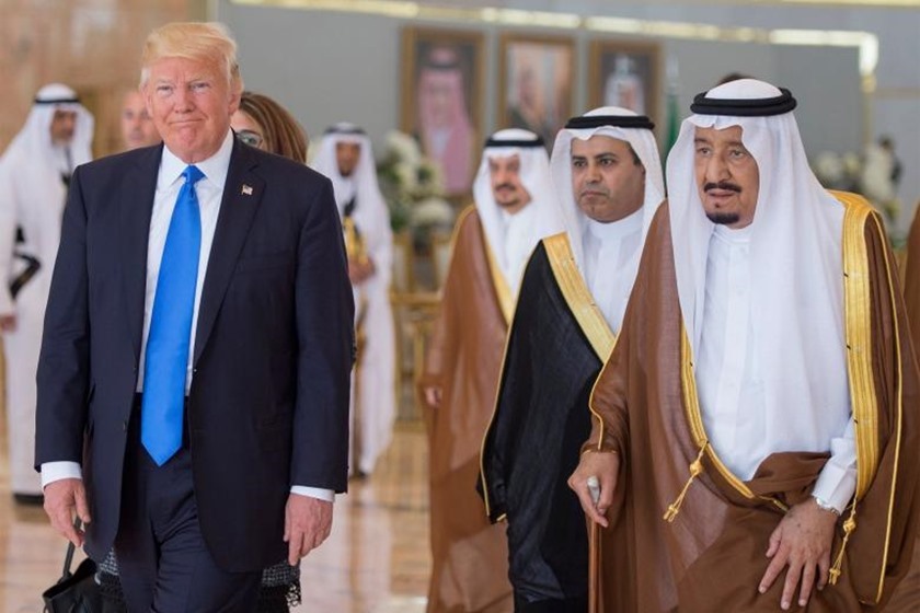 Saudi King, Trump Take Turns Attacking Iran as Terror Backer