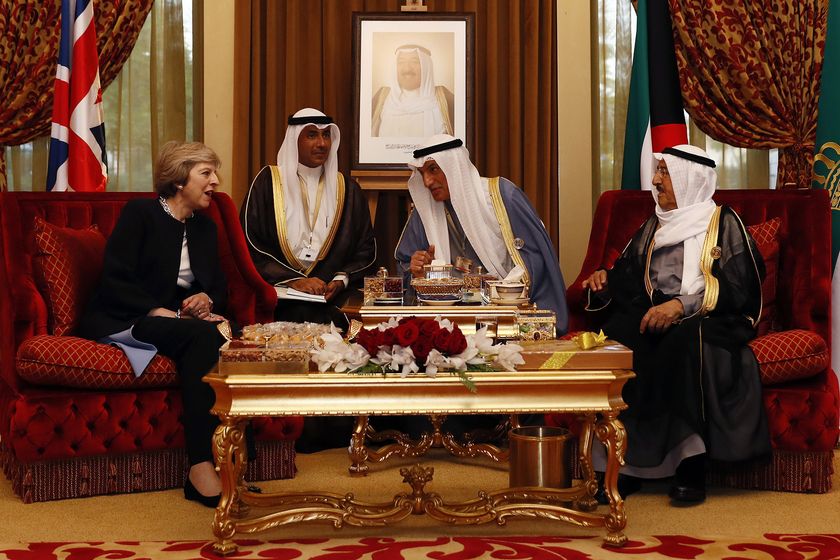 May to Tell Persian Gulf U.K. Vigilant Over Iran as She Backs Agreement