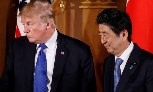 Trump giving Japan's Abe a hard time on trade despite close ties
