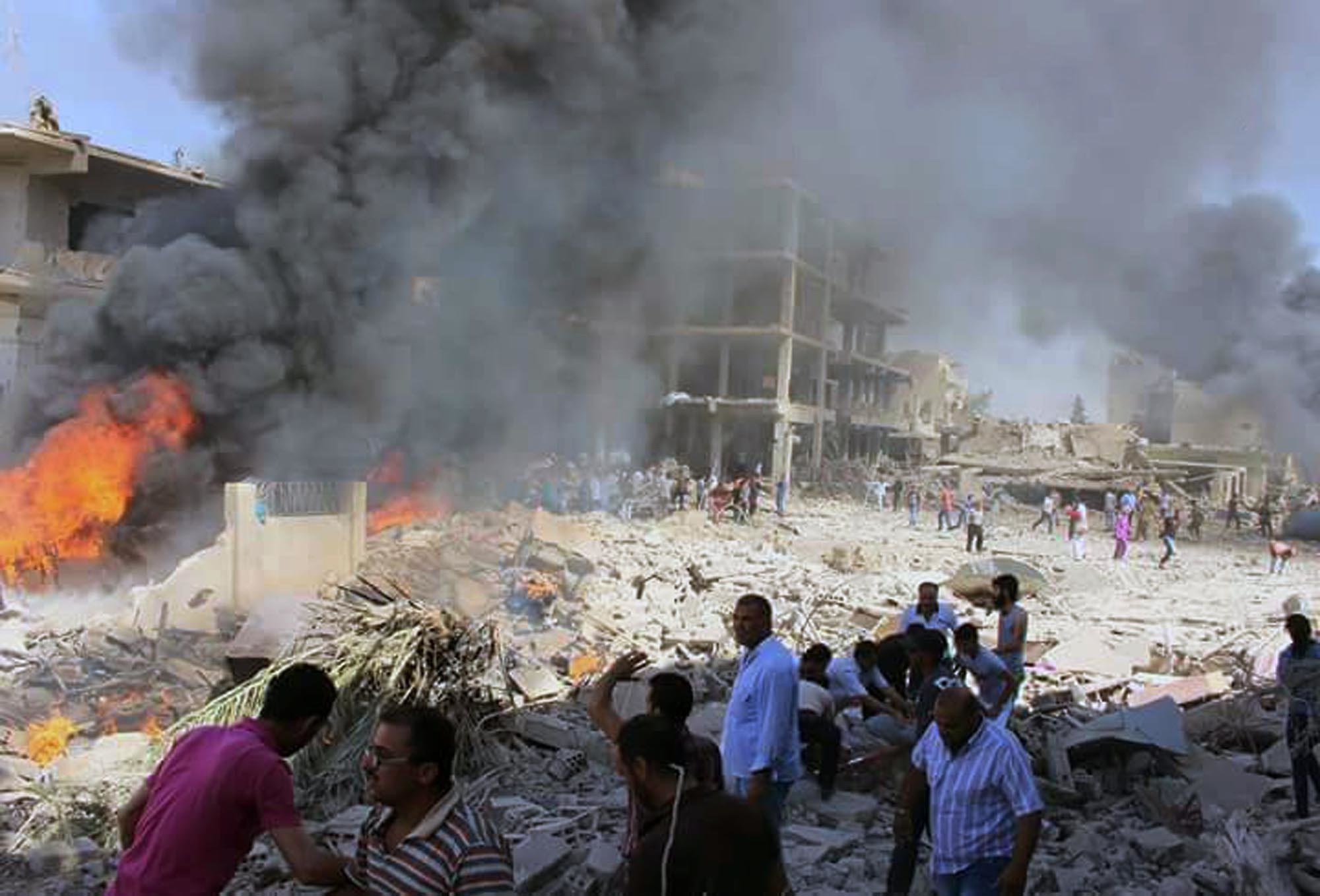 Blasts hit govt-held and Kurdish parts of Syria: state media, monitor