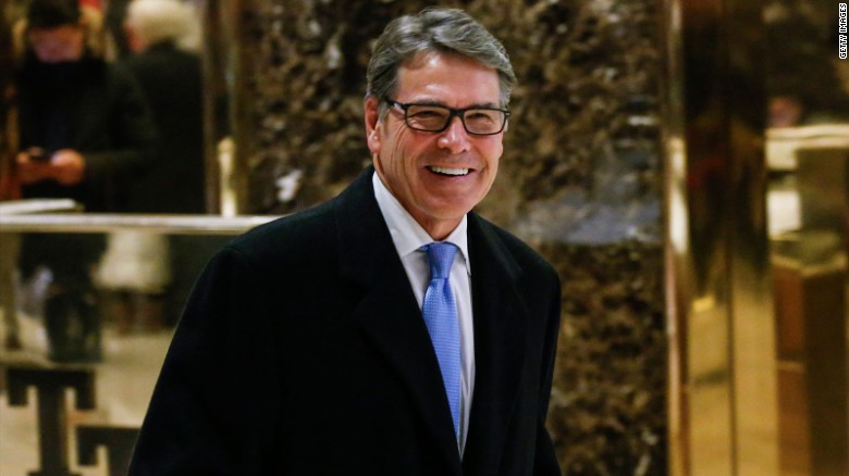Trump picks former Texas Governor Perry as energy secretary
