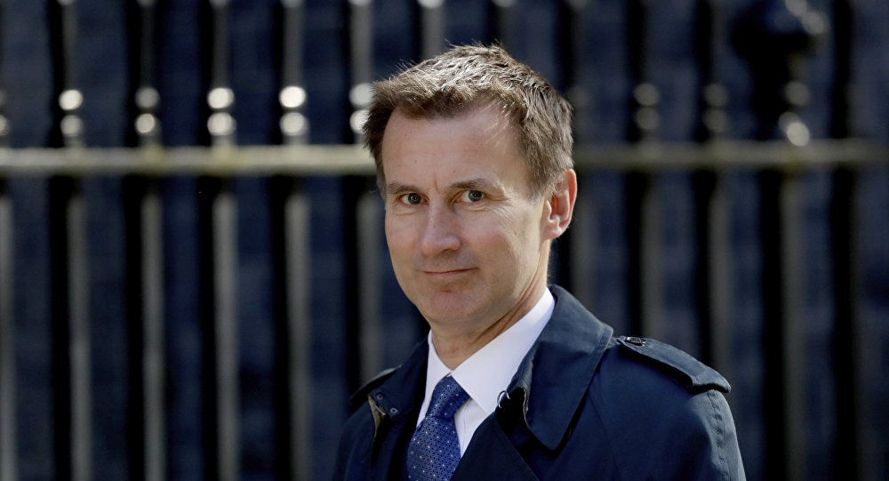 UK PM May appoints Jeremy Hunt as new foreign minister