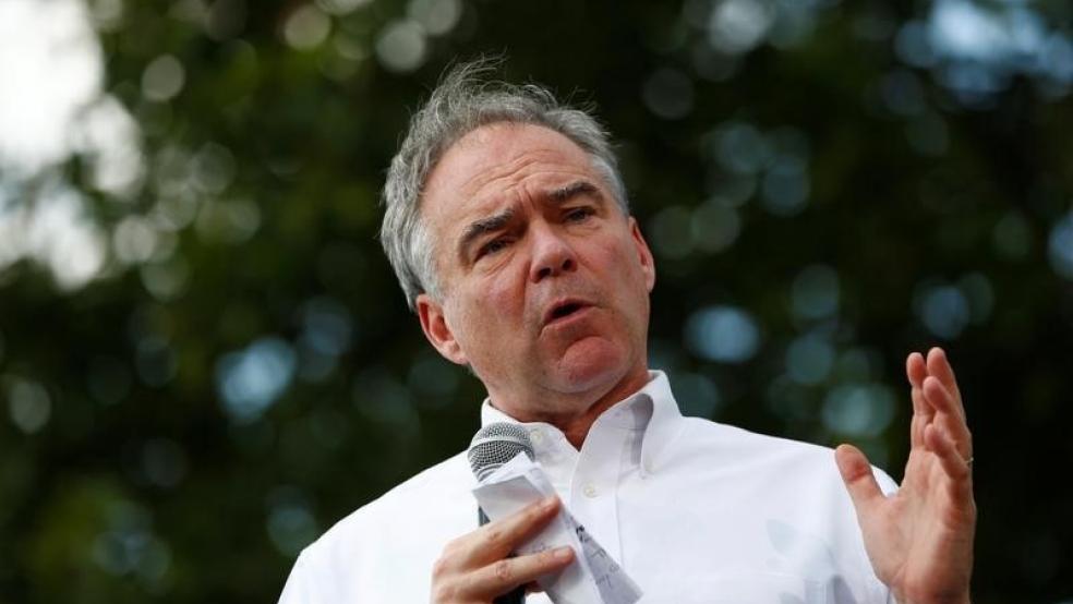 Clinton's classified email errors due to 'improper labeling:' Kaine