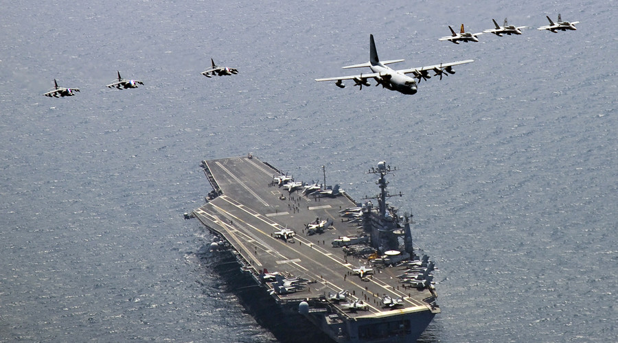 North Korea warns of 'merciless' strikes as U.S. carrier joins South Korea drills