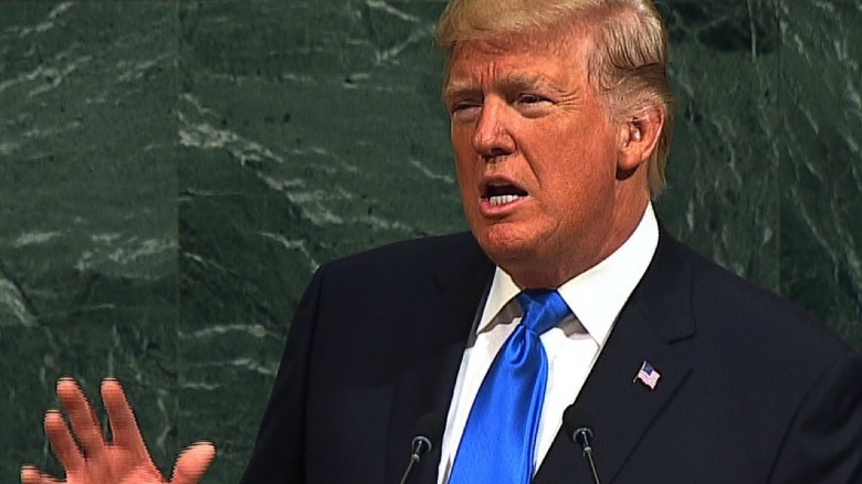 Trump Bluntly Threatens to Wipe Out North Korea in UN Debut